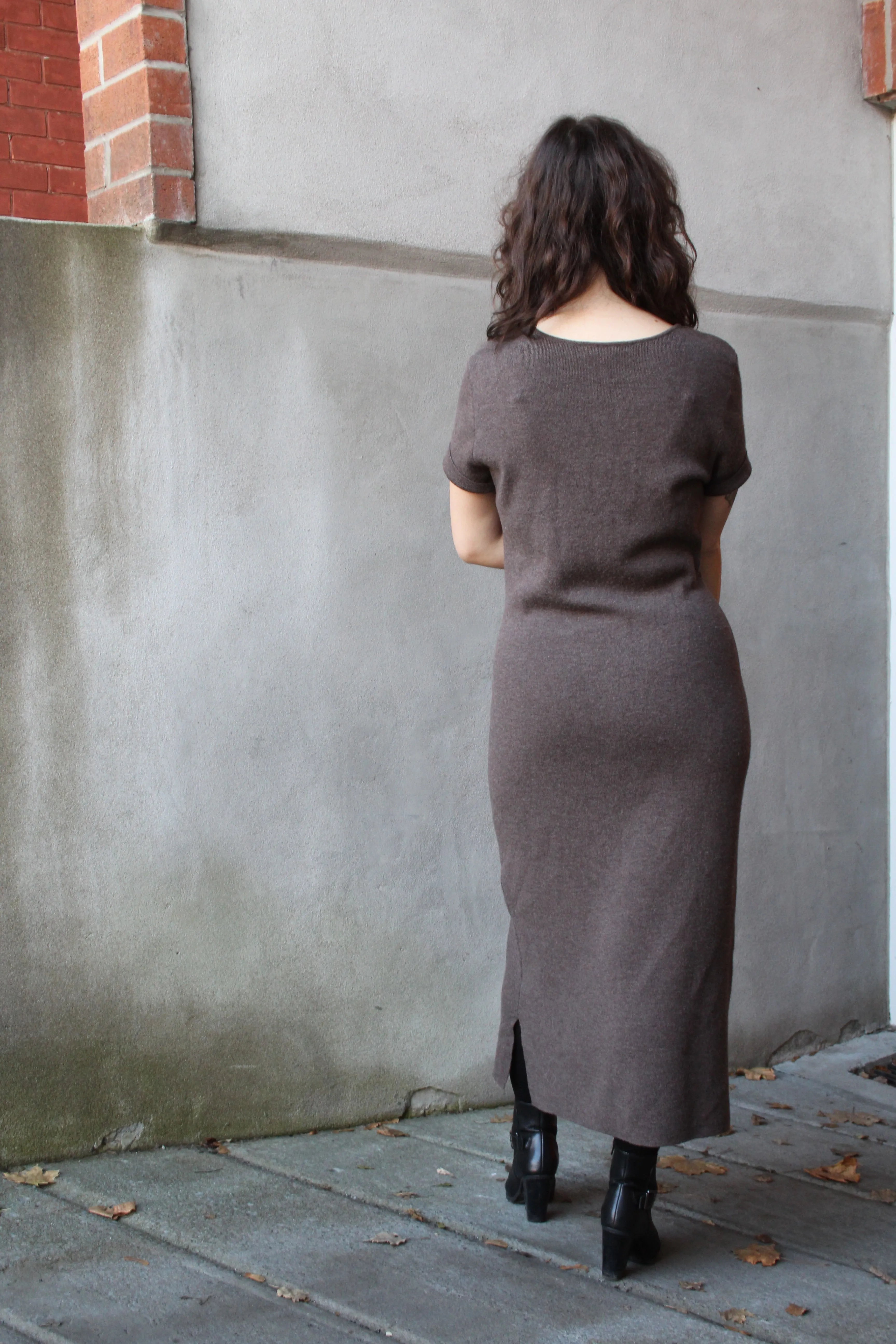 90s Merino T-Shirt Dress M/L