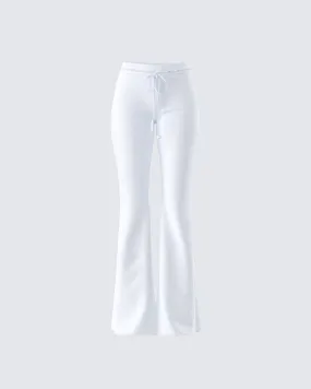 Anahita White Flared Pant