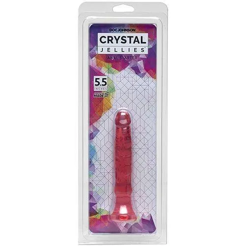 Anal Starter | 5.5" Non-Vibrating Anal Probe - Pink | Crystal Jellies