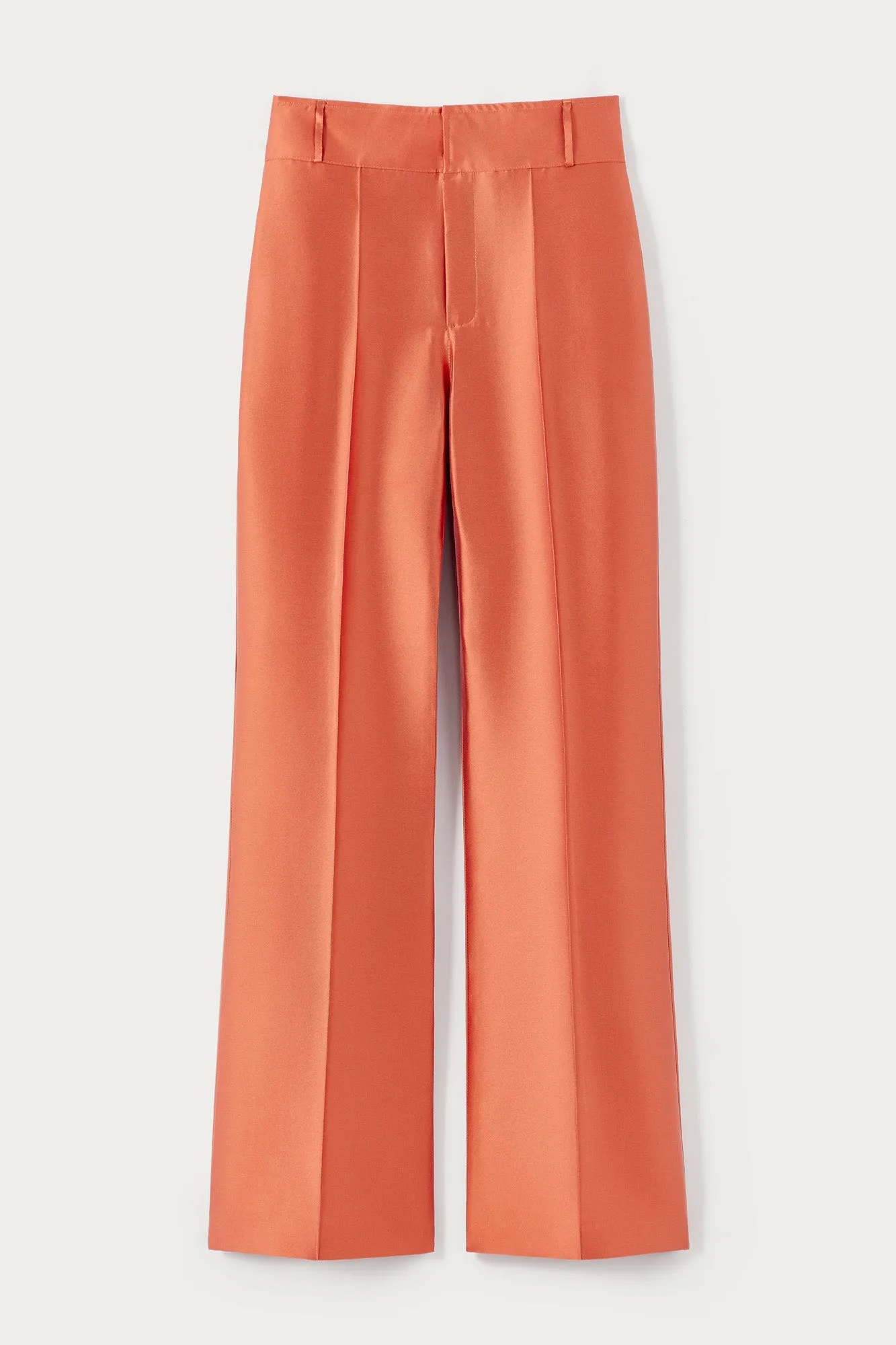 APRICOT Satin Flared Pants