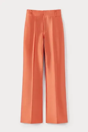 APRICOT Satin Flared Pants