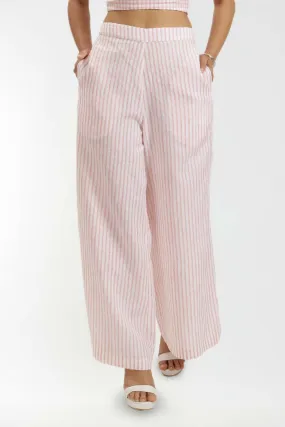 Aria Striped Flared Pants