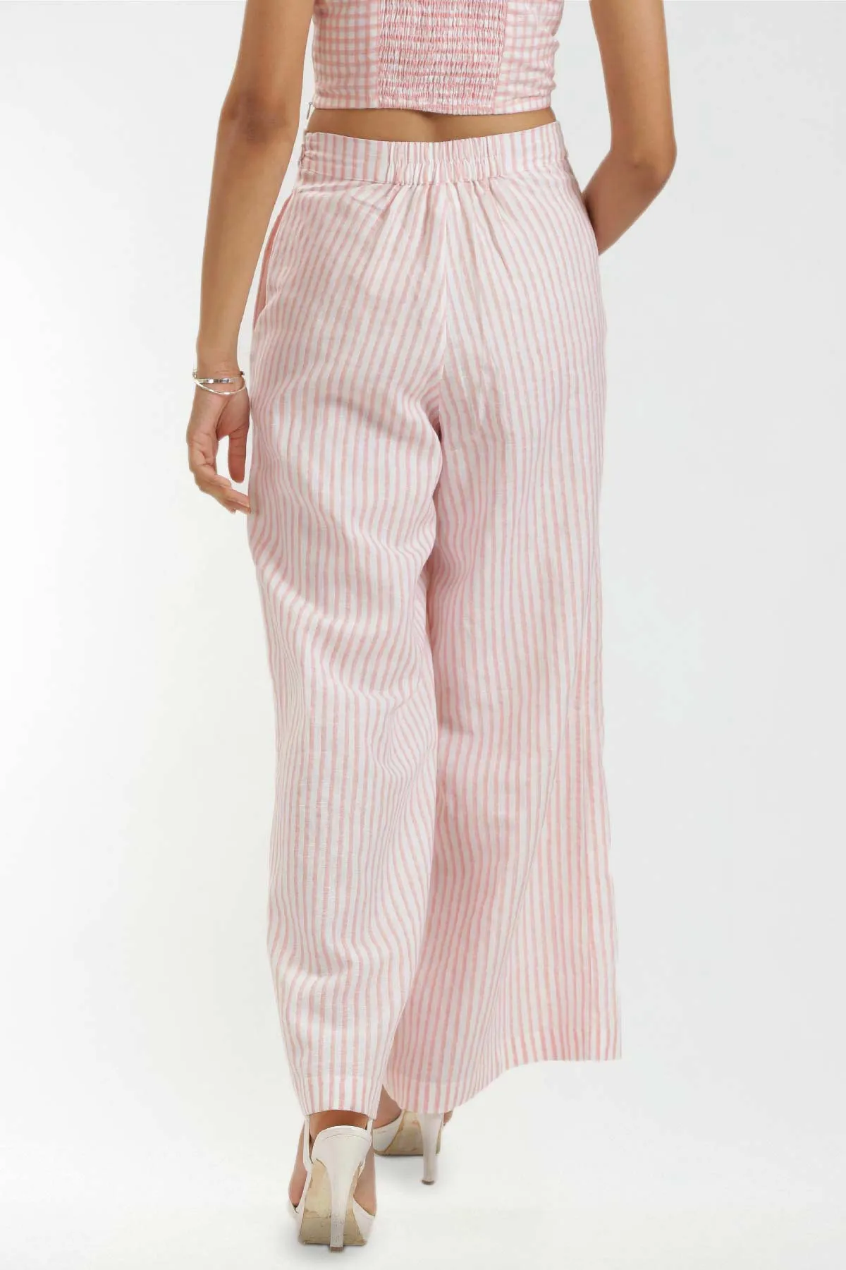 Aria Striped Flared Pants