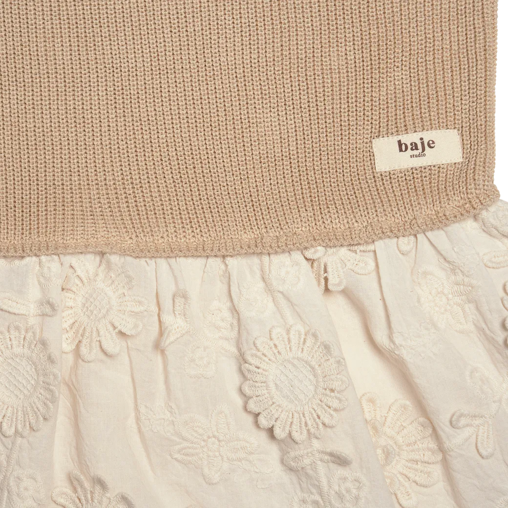 Baje Studio Mesi knit dress sand