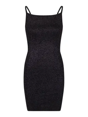 Contima Glitter Knit Dress - Black