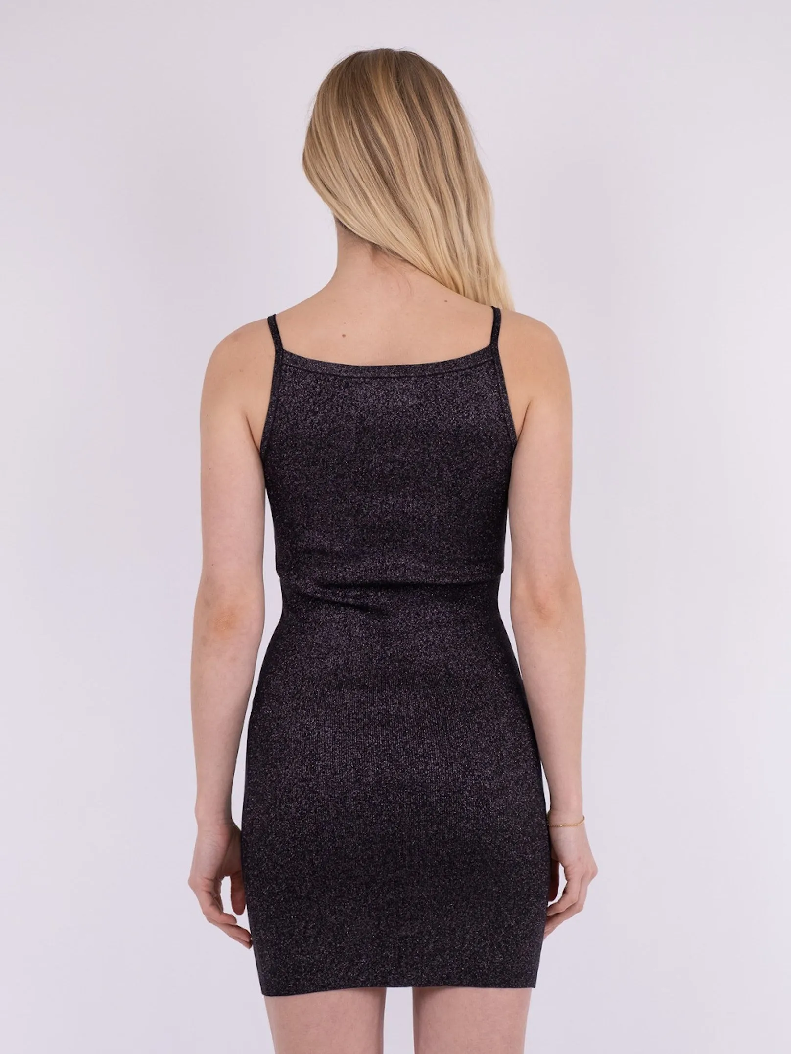 Contima Glitter Knit Dress - Black