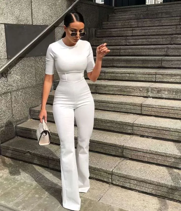 Dare to Impress: Women's Elastic Jumpsuit