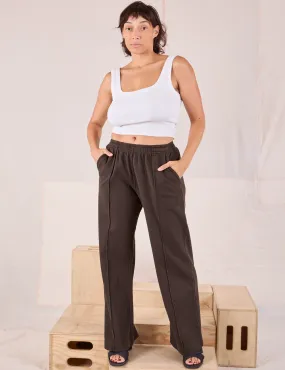 Easy Western Pants - Espresso Brown