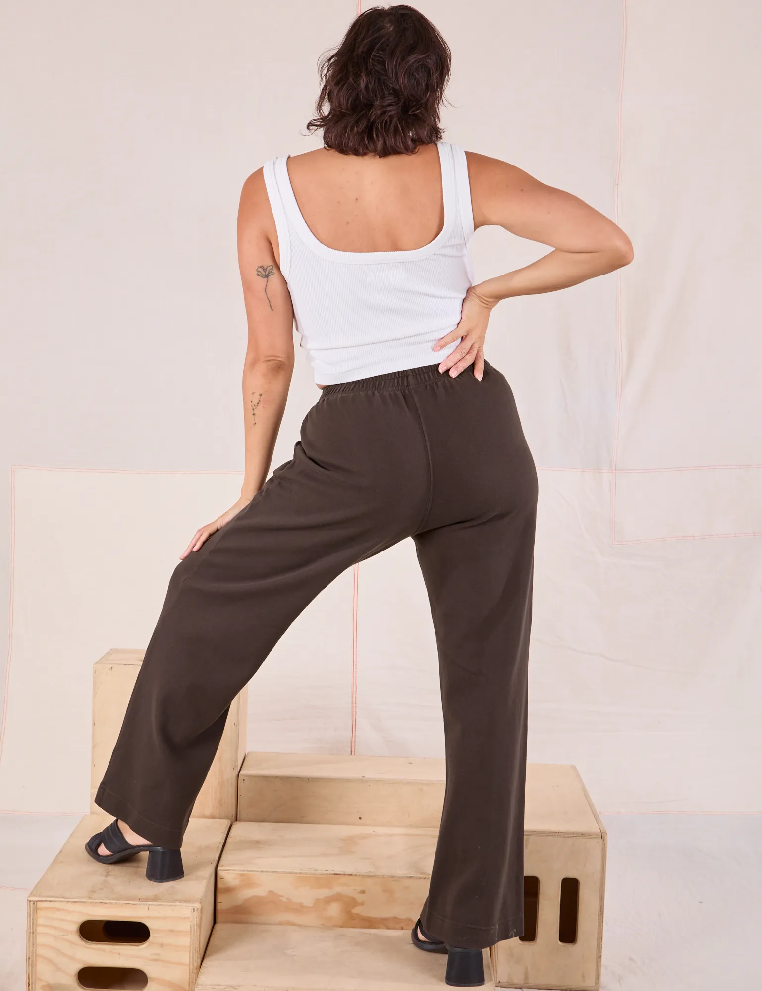 Easy Western Pants - Espresso Brown