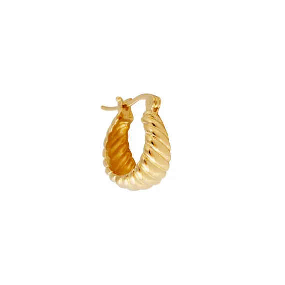 Fairley Flared Croissant Hoops