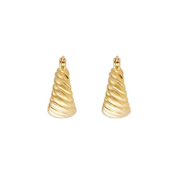 Fairley Flared Croissant Hoops