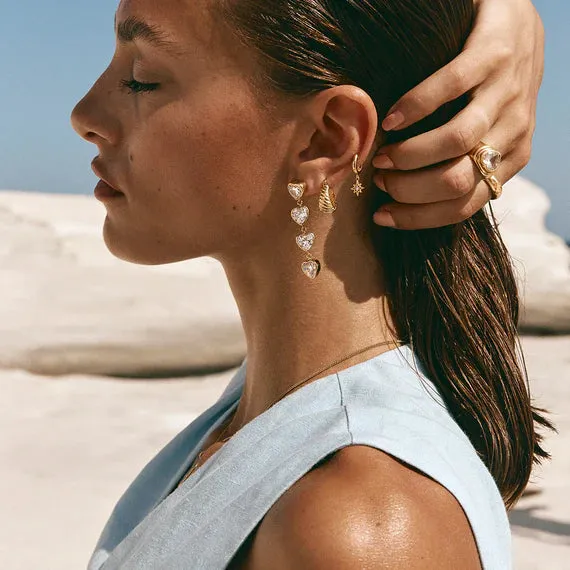 Fairley Flared Croissant Hoops