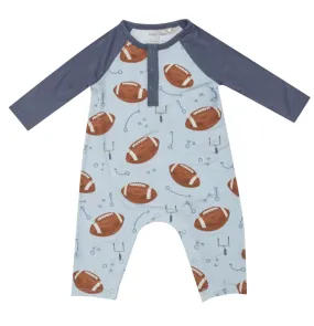 Football Raglan Romper