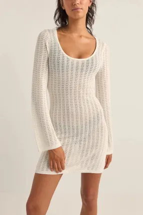 Gigi Knit Mini Dress White