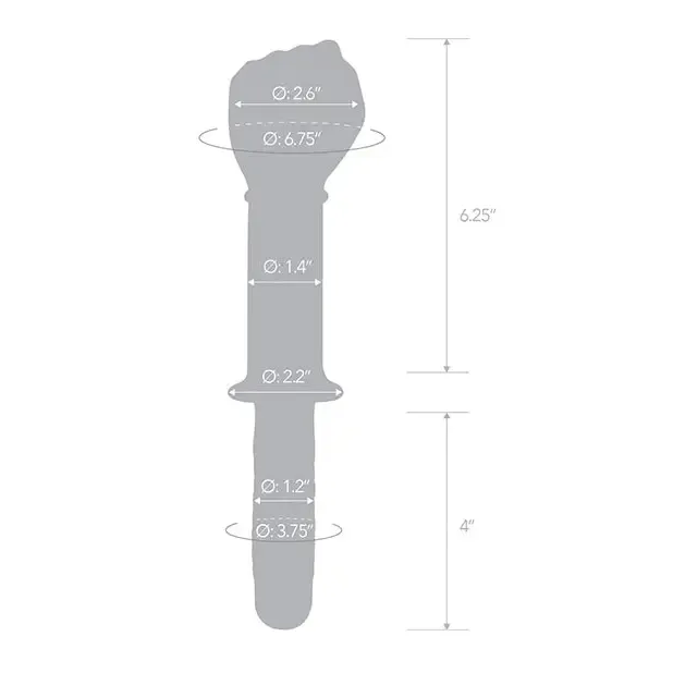Glas 11" Fist Double Ended w/Handle Grip