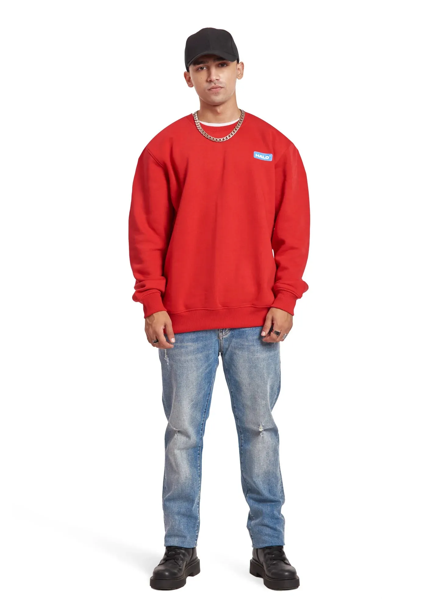 Halo Effect 'New Day New Pain' Red Sweatshirt