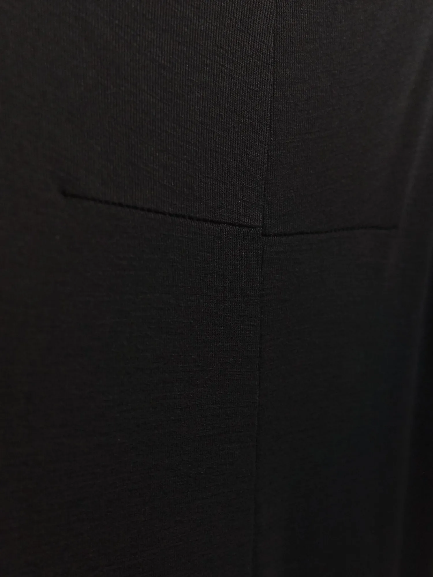 Helmut Lang 1990s black wool jersey singlet dress - size S