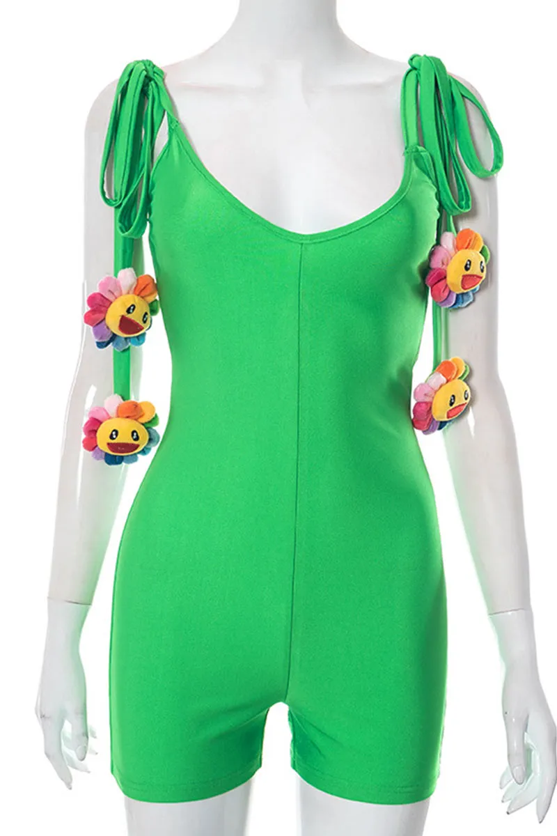 JD458 Cami Strap Shorts Rompers