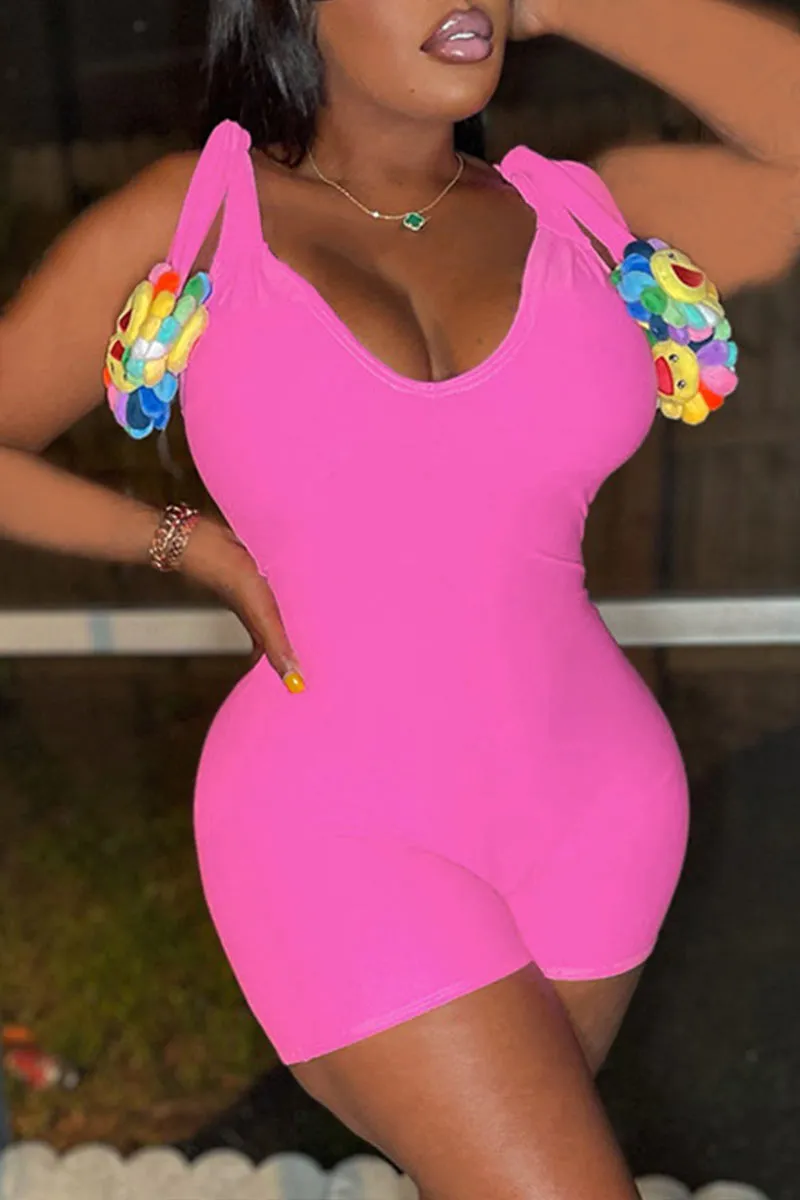 JD458 Cami Strap Shorts Rompers