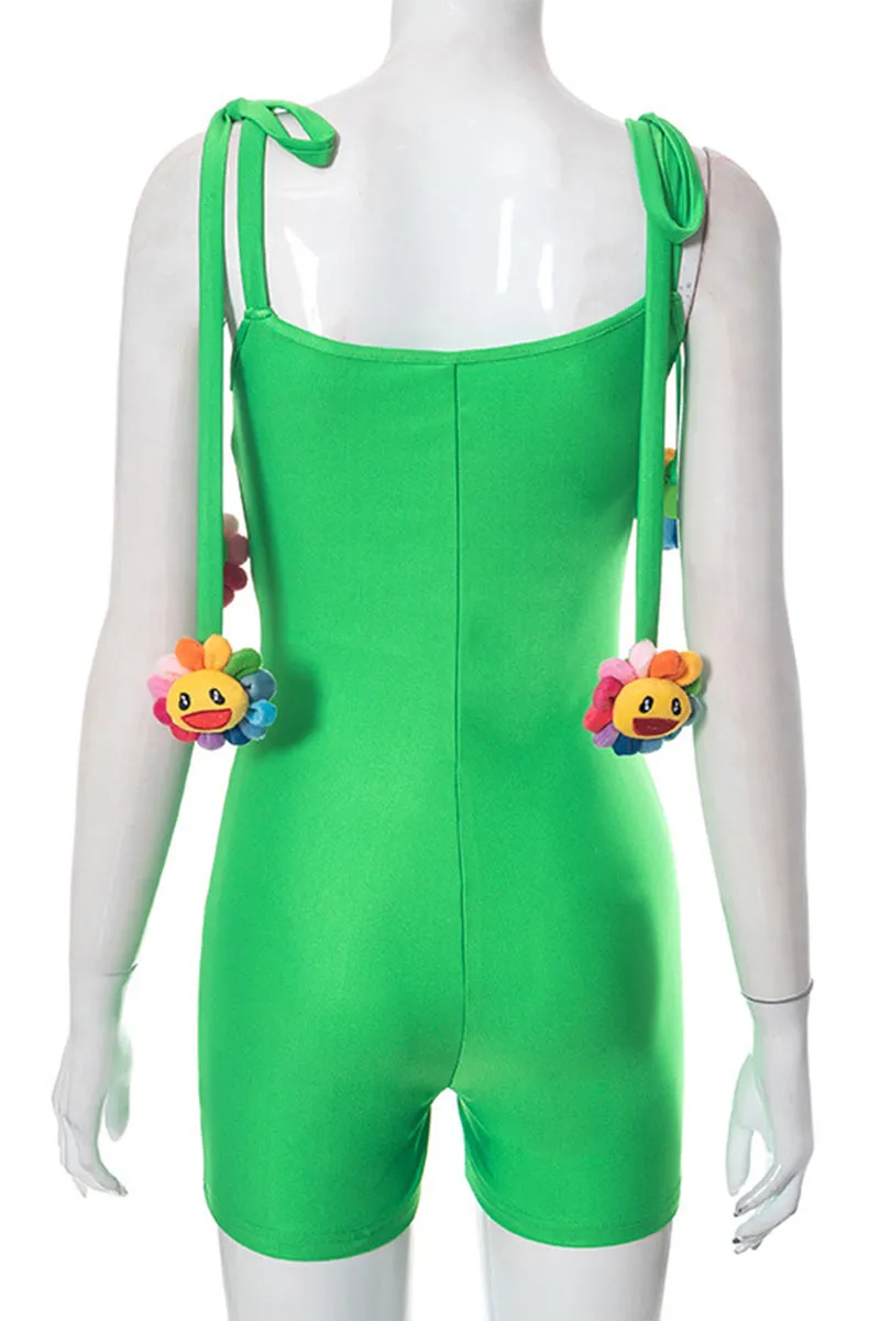 JD458 Cami Strap Shorts Rompers