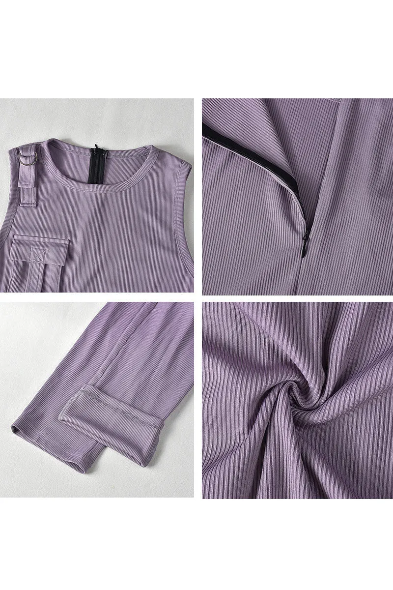 JL0087 Sleeveless Fitted Jumpsuits