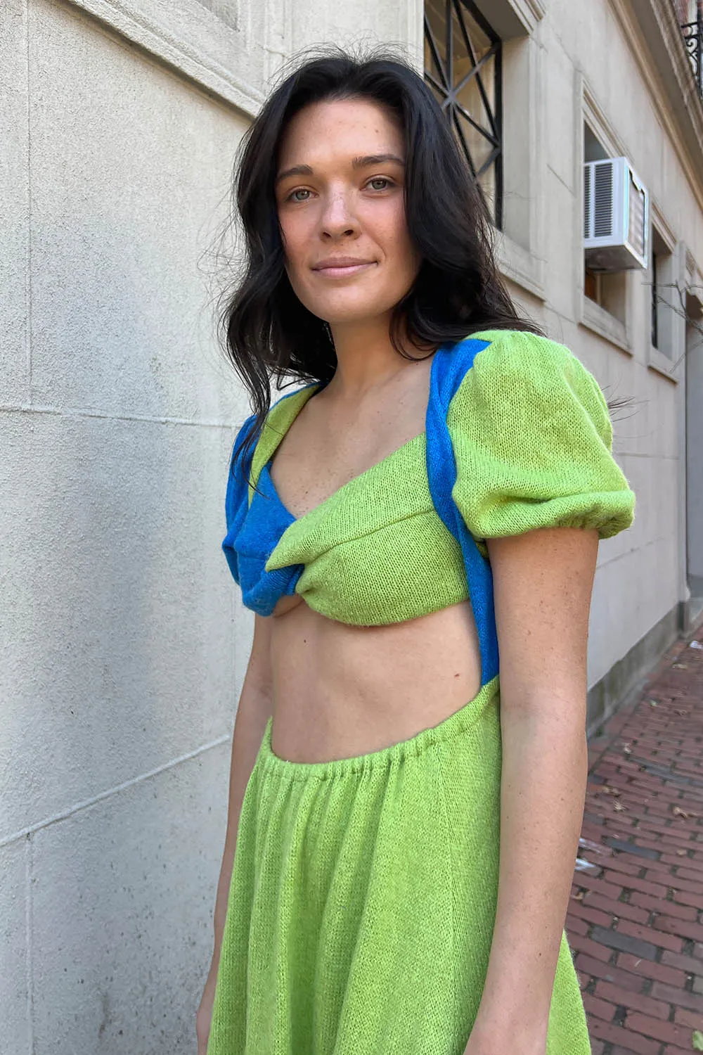 KkCo - Creek Dress: Cerulean & Kelp