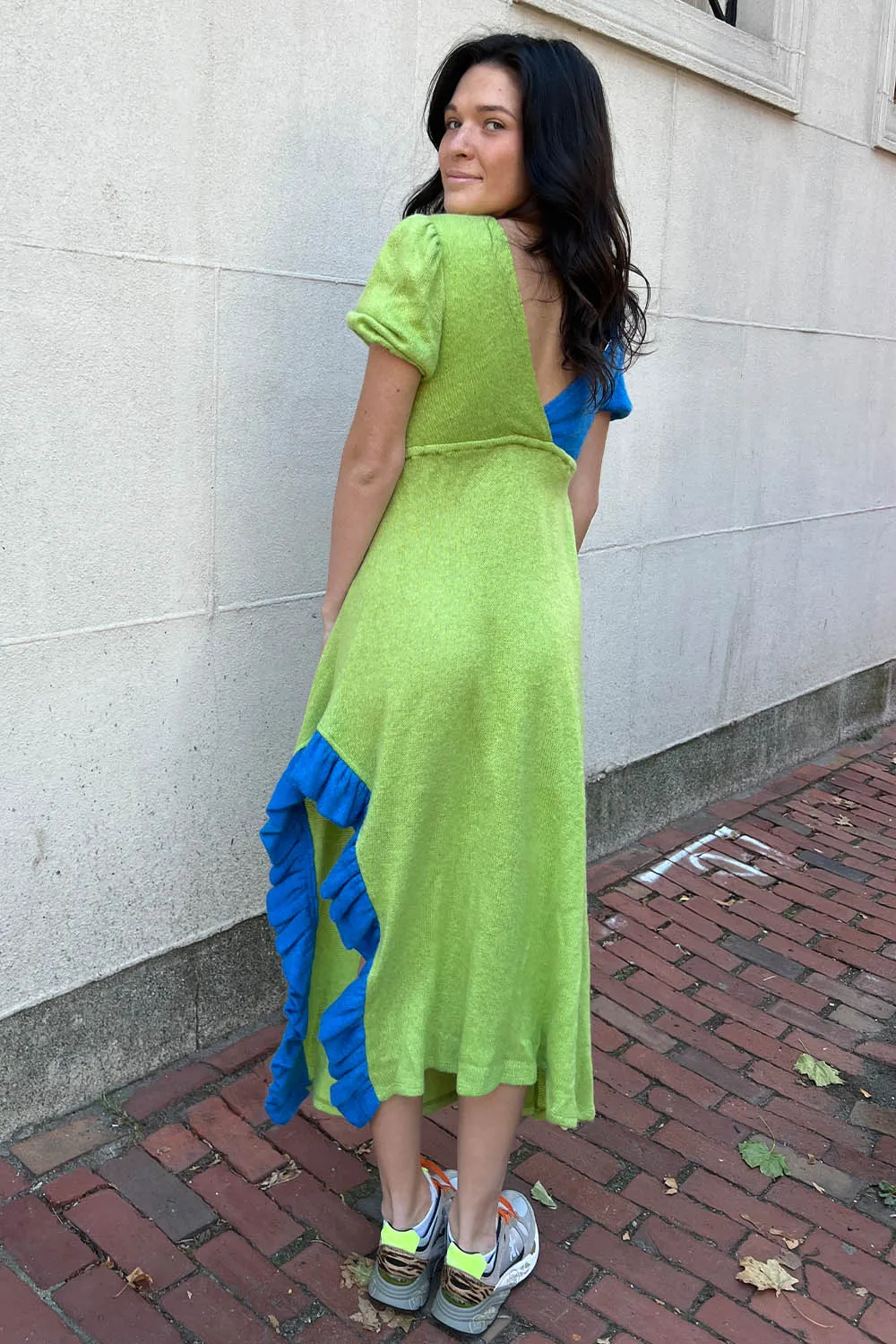 KkCo - Creek Dress: Cerulean & Kelp