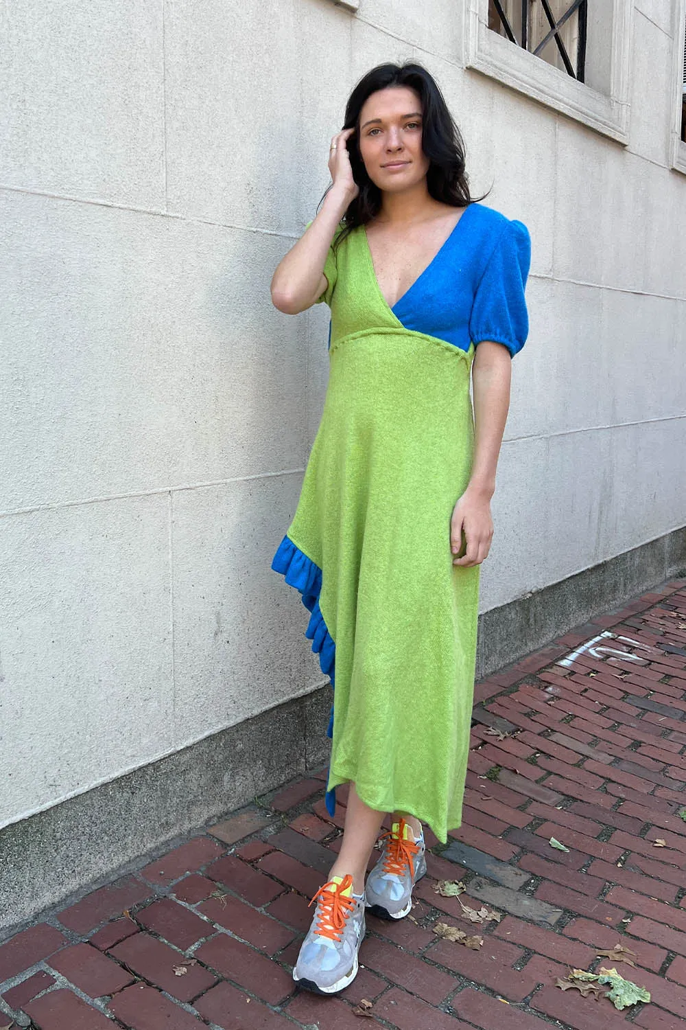 KkCo - Creek Dress: Cerulean & Kelp