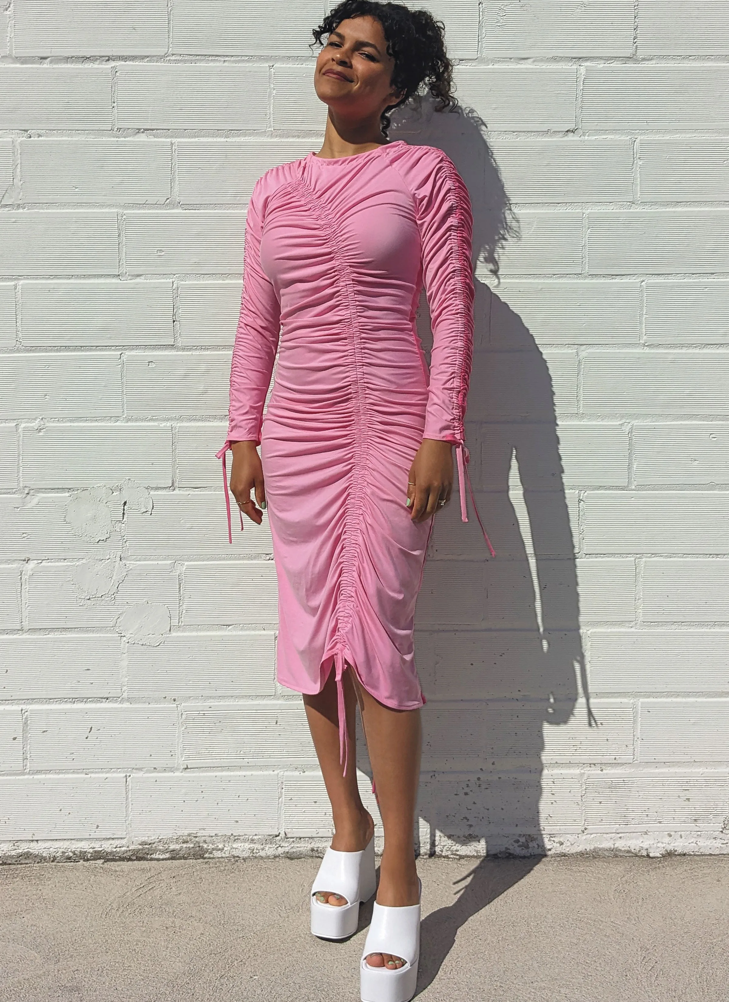 Know Me sewing pattern 2049 Reversible Knit Dress by Lydia Naomi