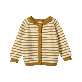 Nature Baby - Piper Cardigan - Palm Sailor Stripe