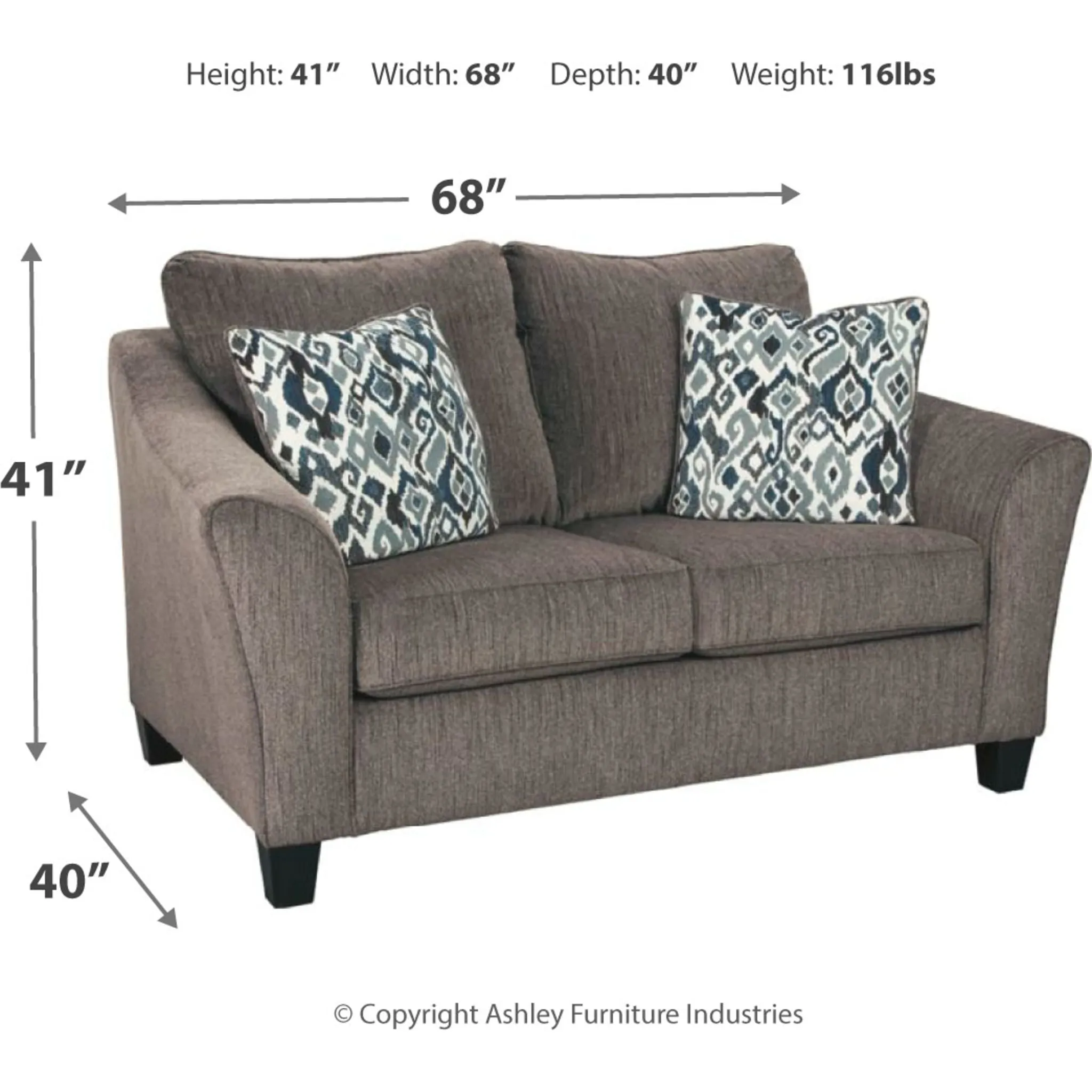 Nemoli Loveseat
