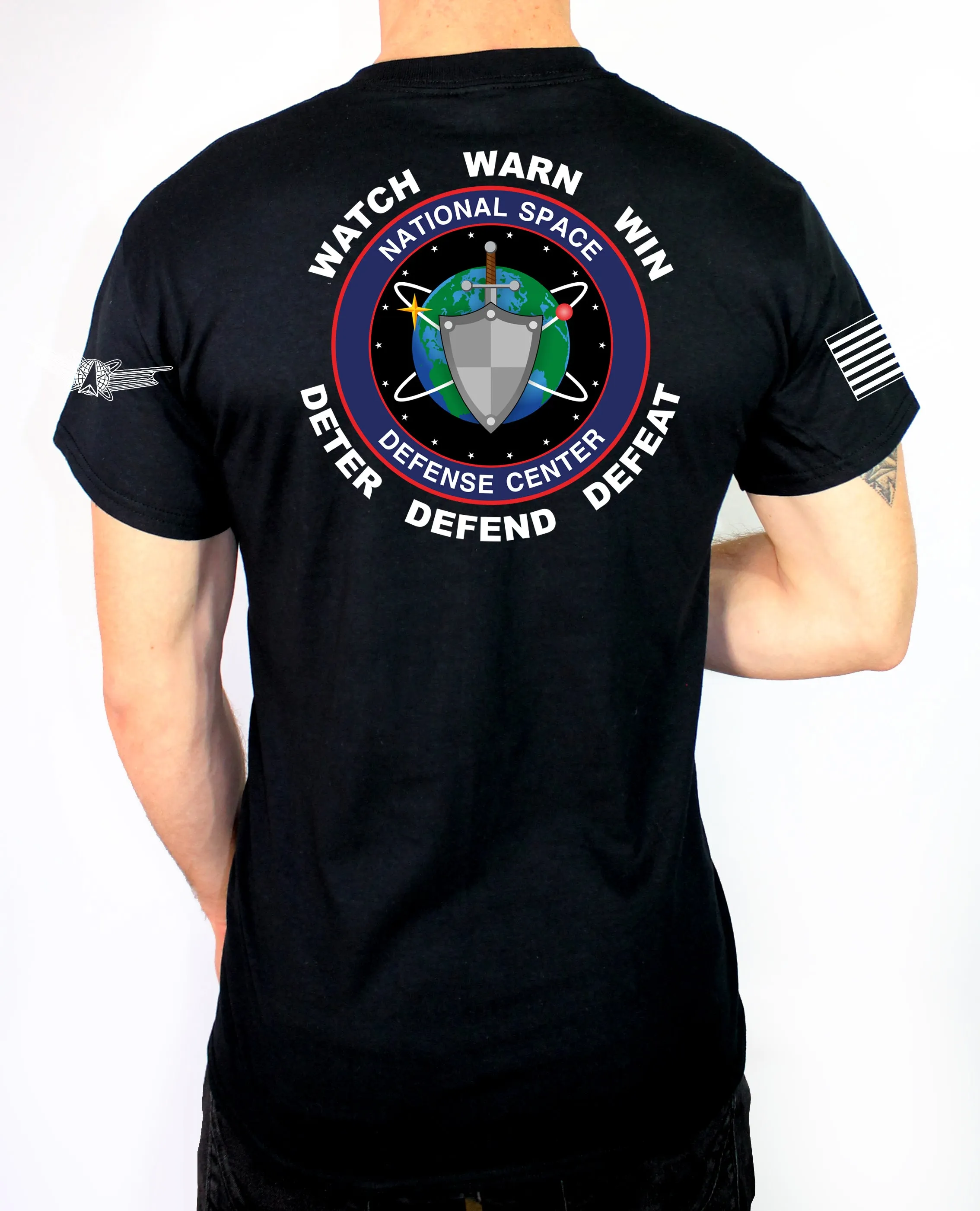 NSDC Black 50-50 Blend Unisex PT Short Sleeve Shirt