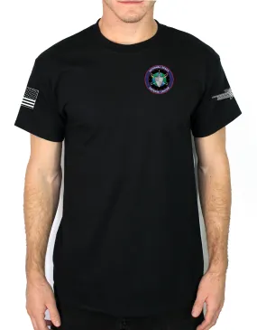 NSDC Black 50-50 Blend Unisex PT Short Sleeve Shirt