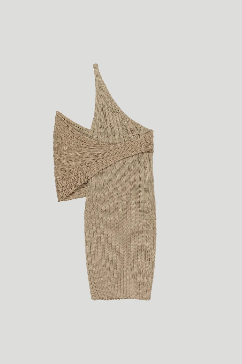 RIBBED PALM DRESS