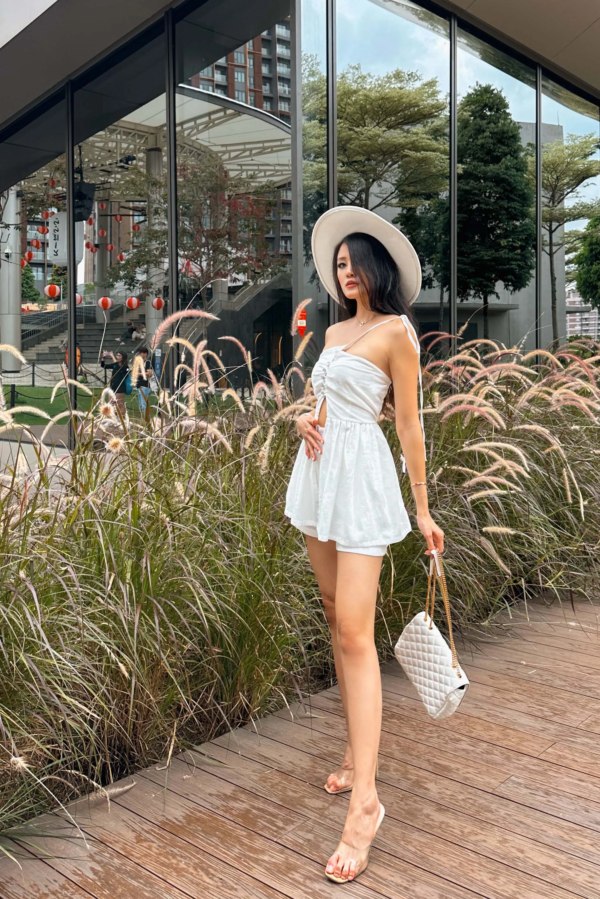 Rysho Flared Linen Shorts Co-ord Set