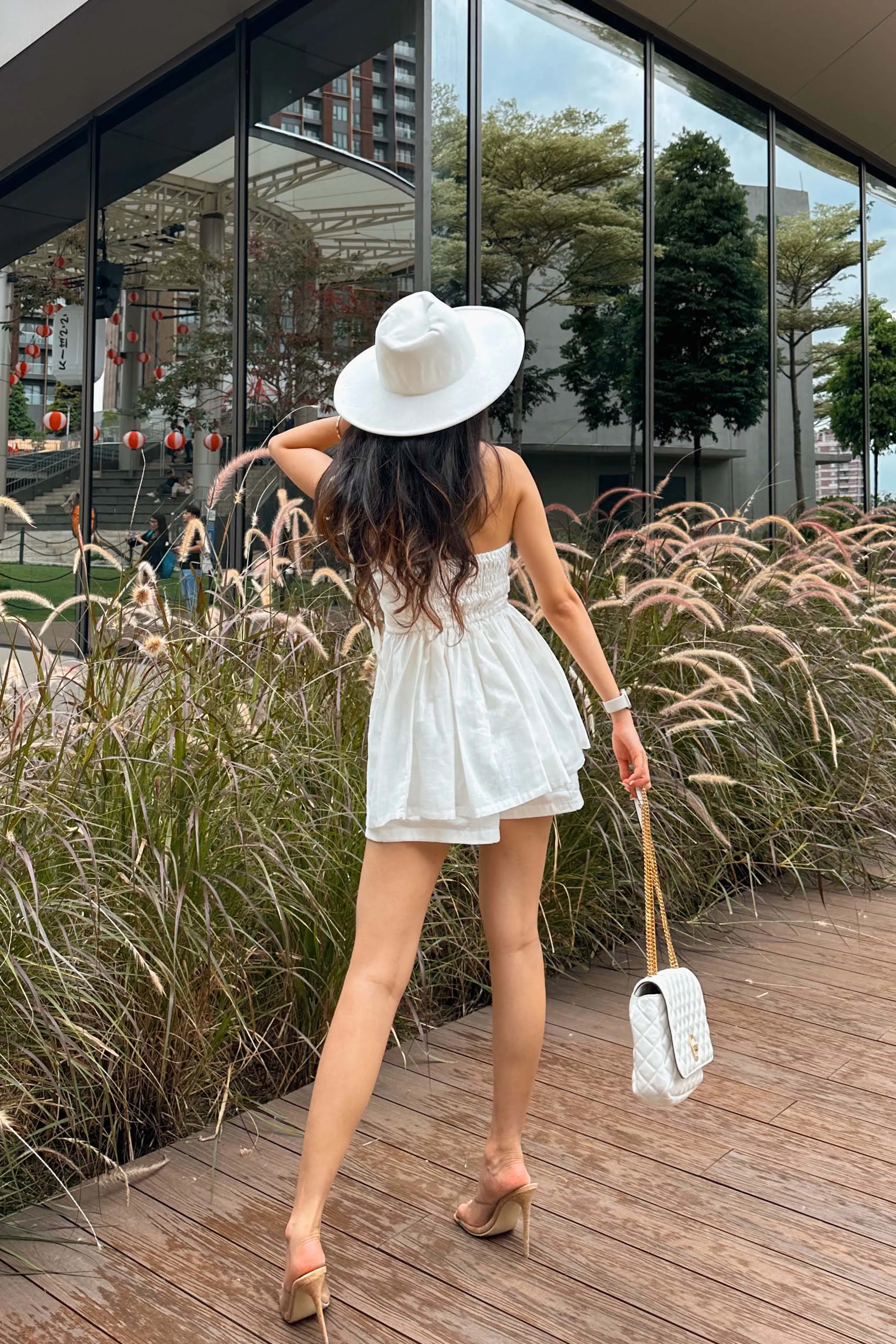 Rysho Flared Linen Shorts Co-ord Set
