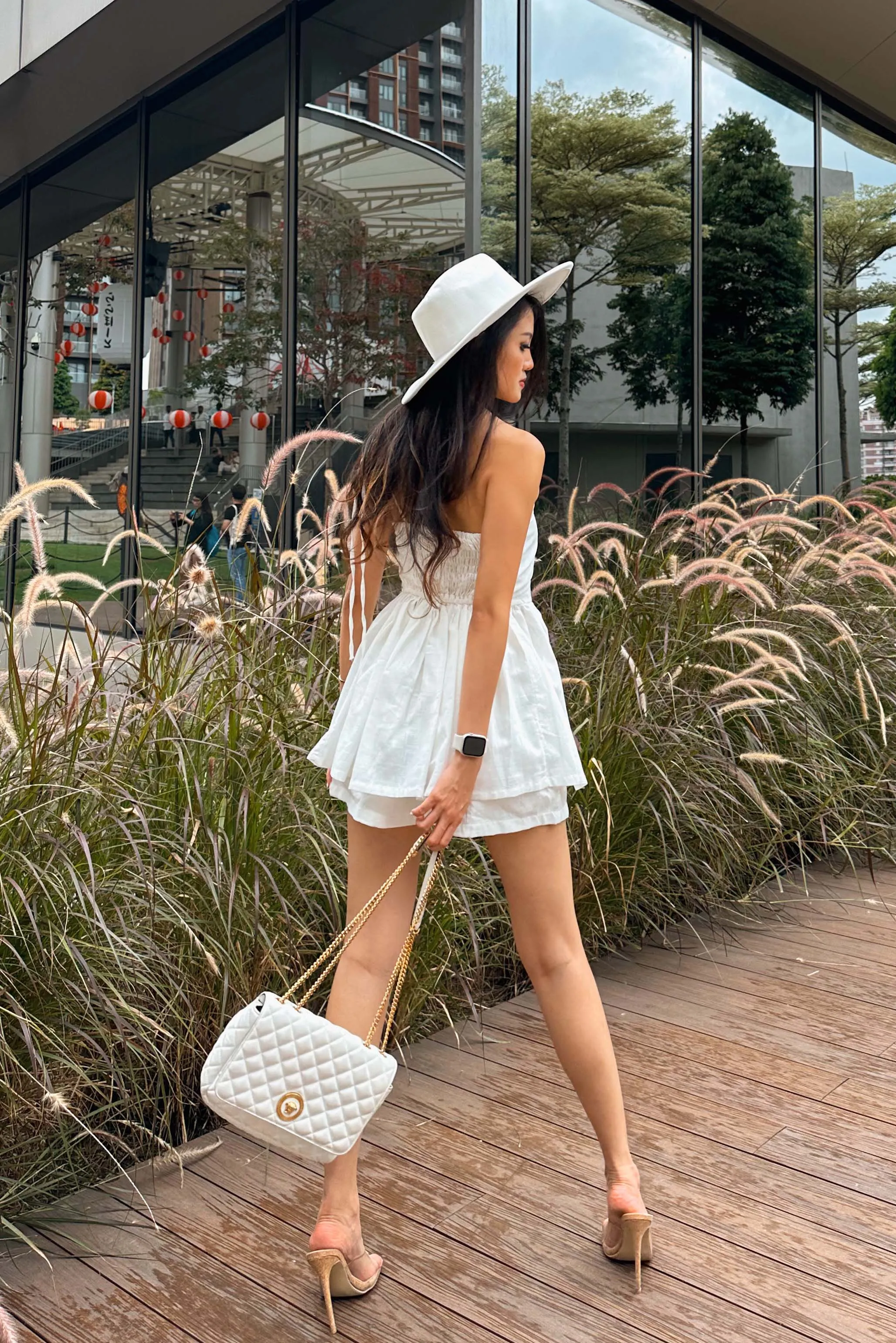 Rysho Flared Linen Shorts Co-ord Set
