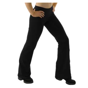 SALE - NYLON LYCRA HIPSTER JAZZ TROUSERS - SIZE 4 - DRESS SIZE 10-12