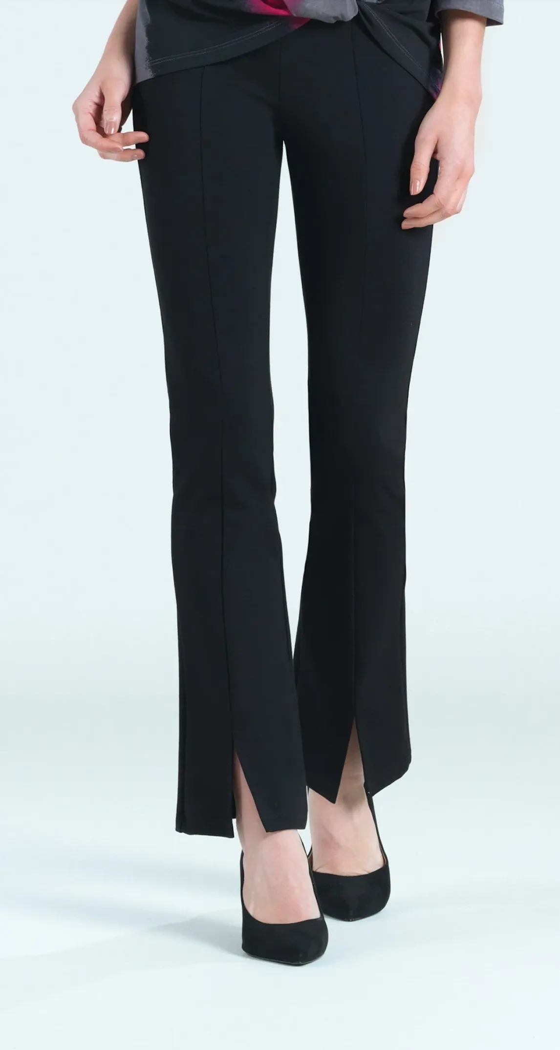Slit Front Ponti Pant