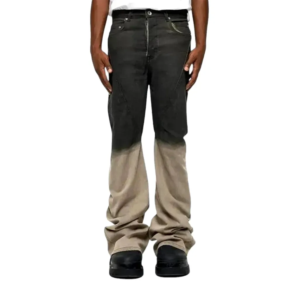 Stretchable mid waist jeans for men
