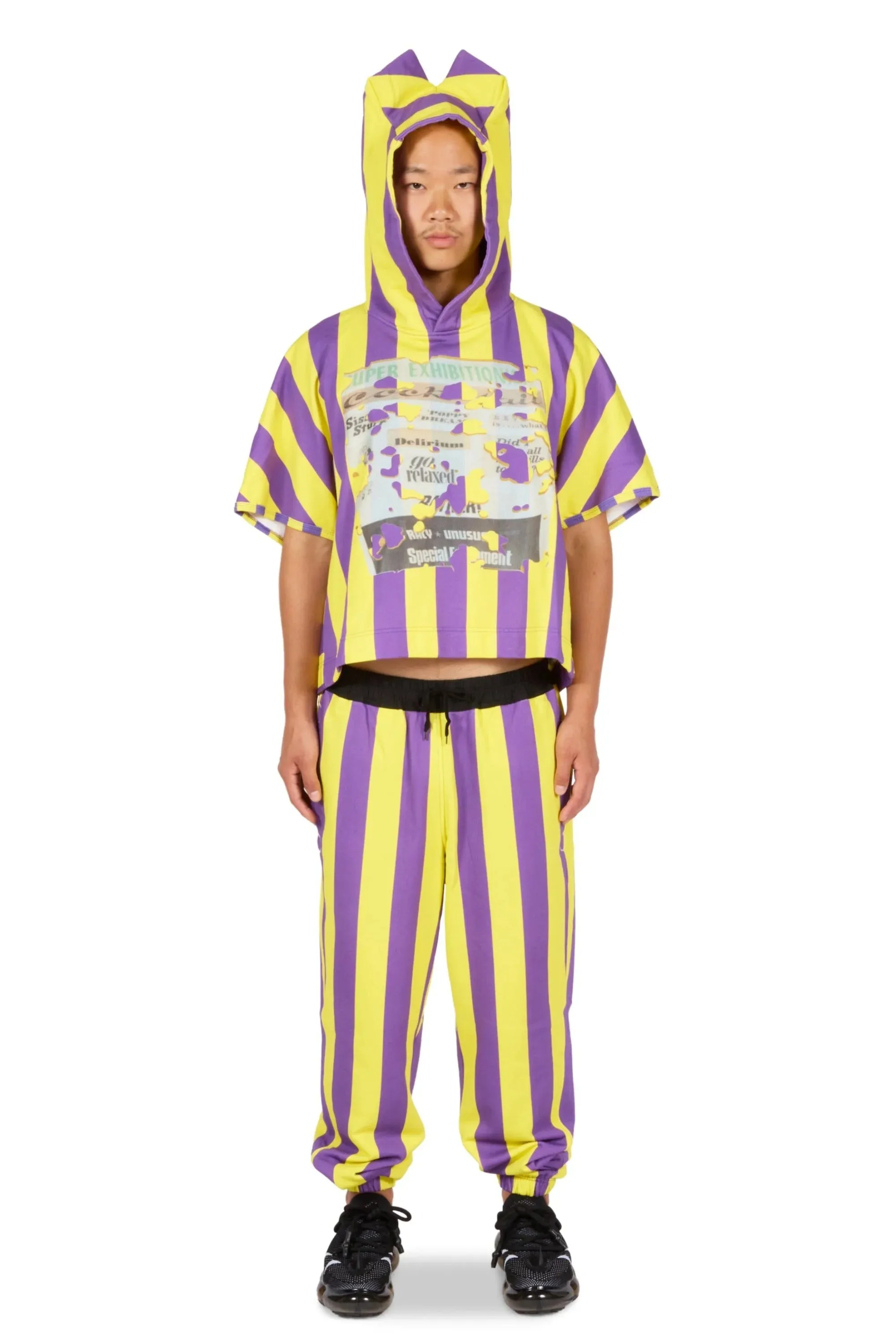 Stripe Unisex Pants Jersey