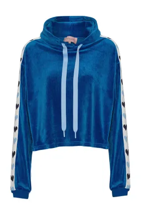 Svea Sweatshirt - Blue Hearts