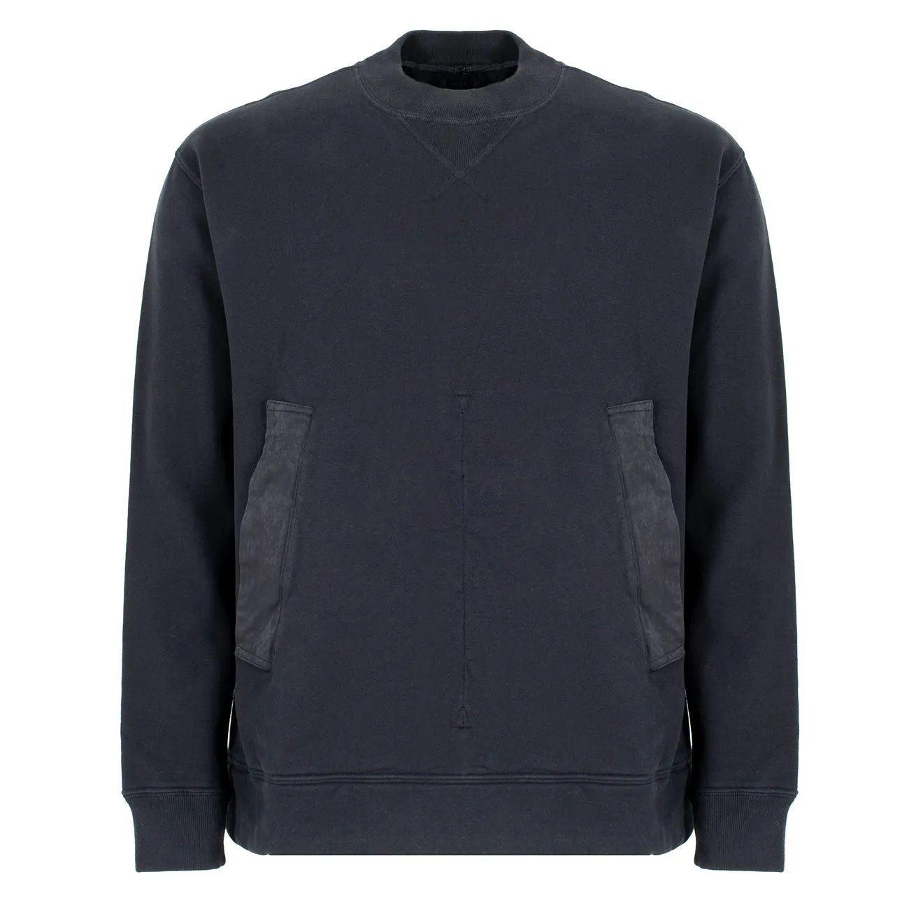 Ten C Crew Sweatshirt Felpa Girocollo Black