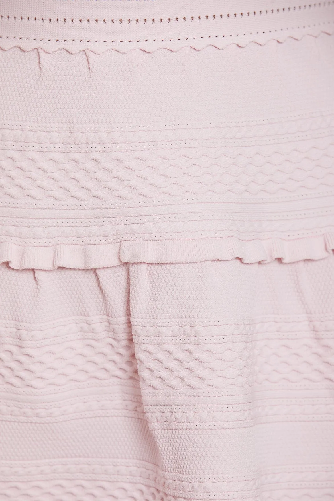 Textured Knit Sleeveless Mini Dress
