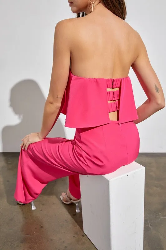 Turning Heads Off Shoulder Jumpsuit