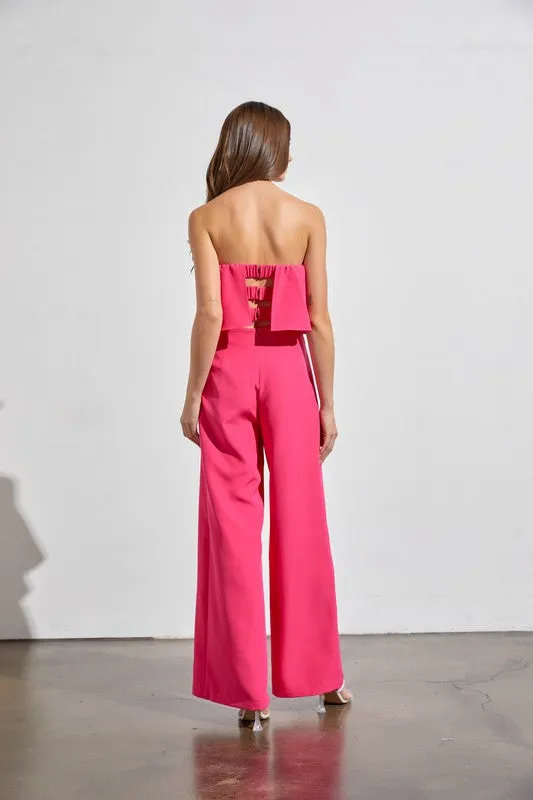 Turning Heads Off Shoulder Jumpsuit