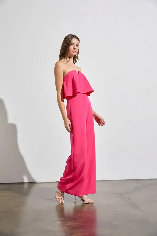 Turning Heads Off Shoulder Jumpsuit