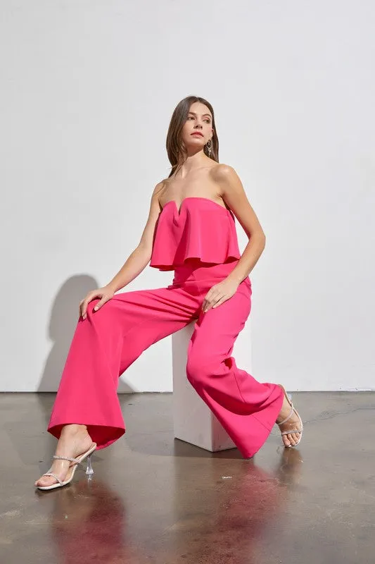 Turning Heads Off Shoulder Jumpsuit