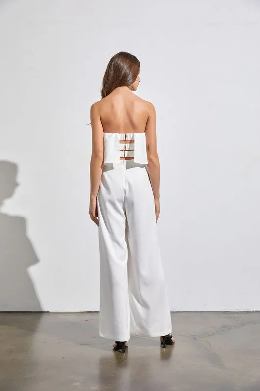 Turning Heads Off Shoulder Jumpsuit