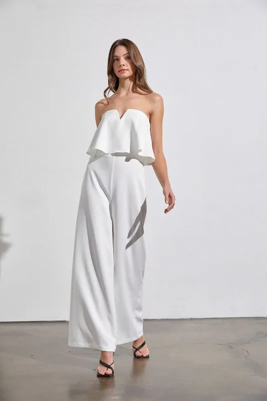 Turning Heads Off Shoulder Jumpsuit